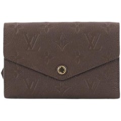 Louis Vuitton Compact Curieuse Wallet Monogram Empreinte Leather 