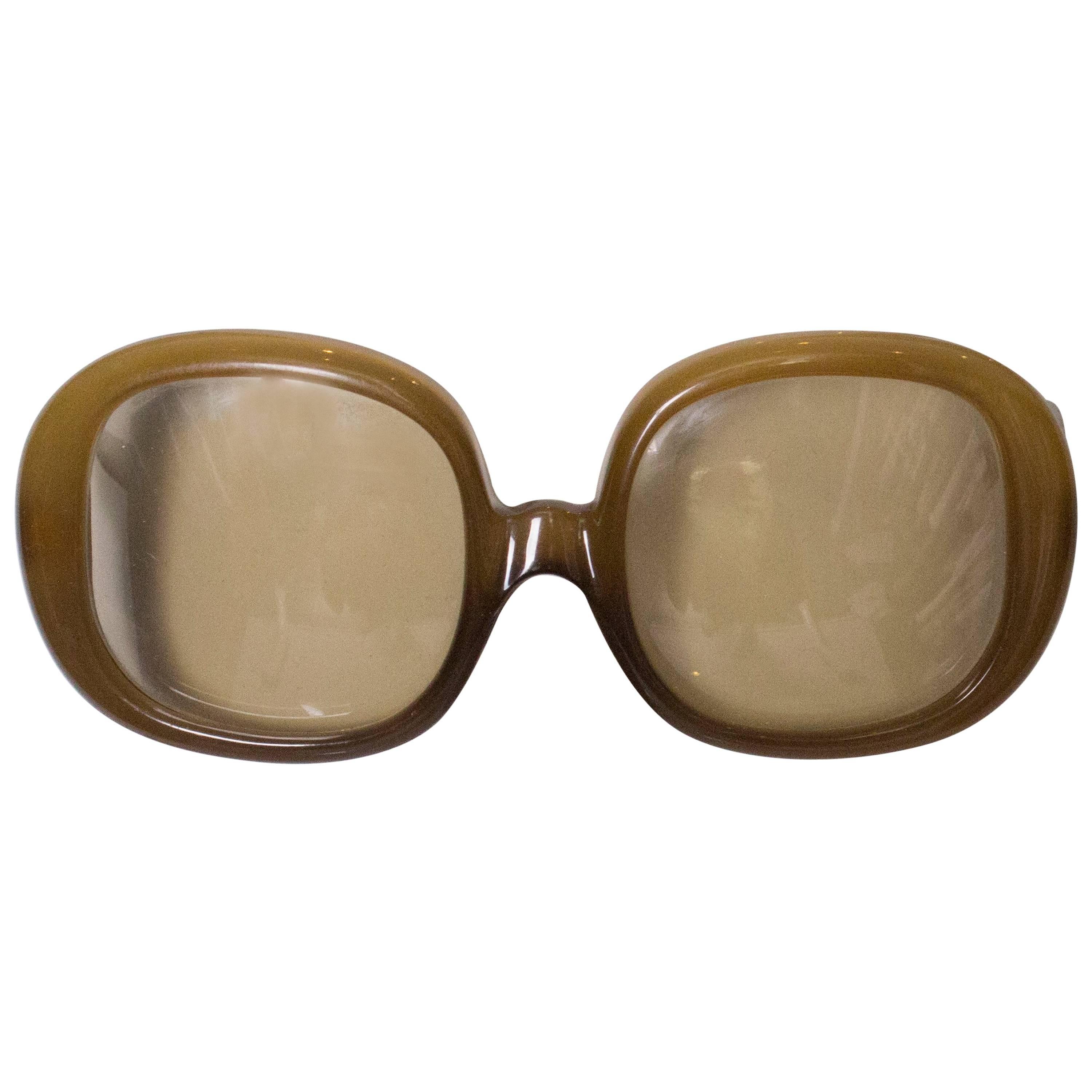 A pair of Vintage 1970s sunglasses by Christian Dior 