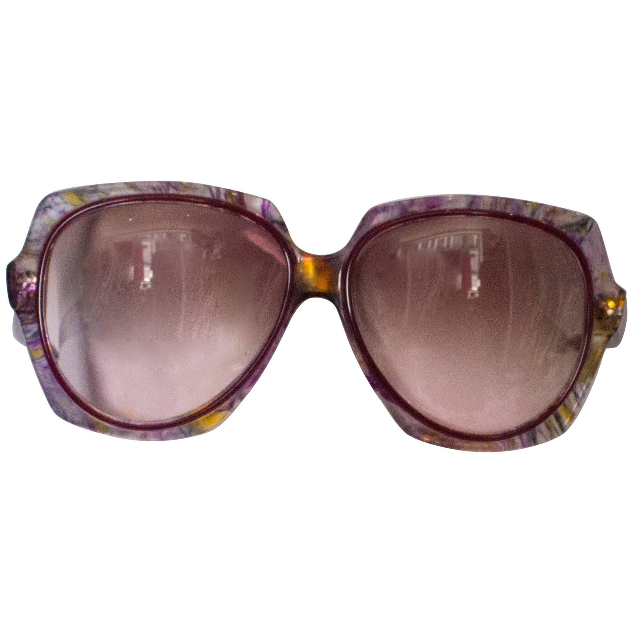 A pair of Vintage 1970s sunglassses by Oliver Goldsmith