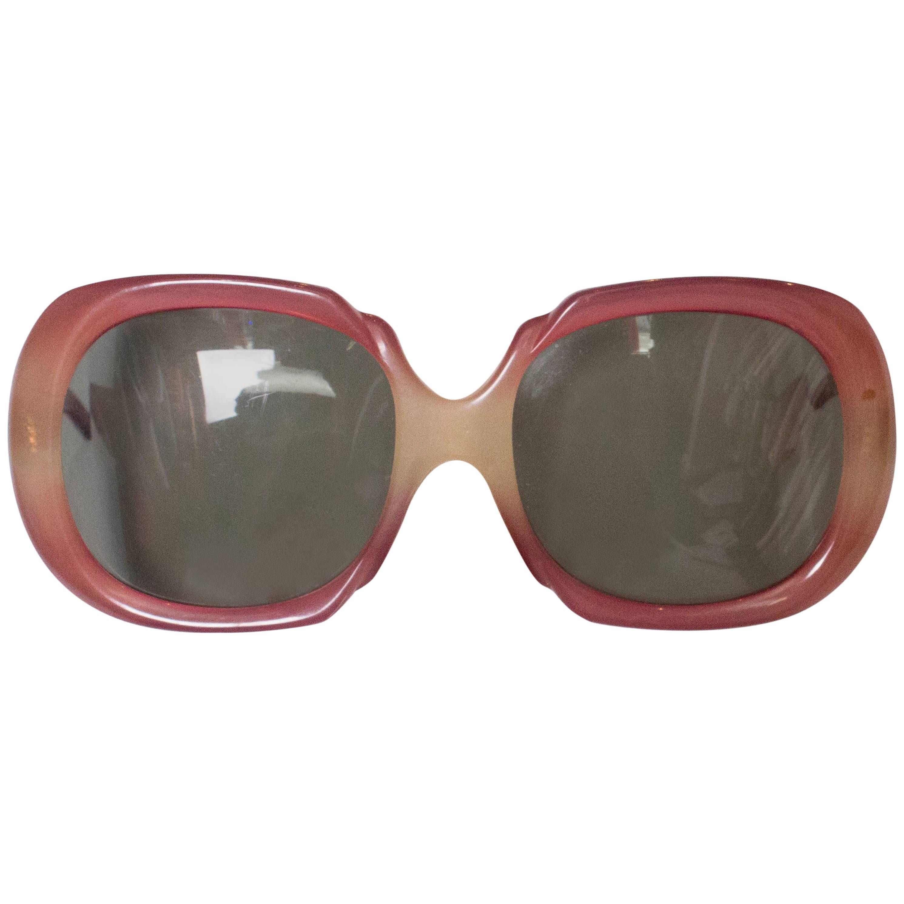 A pair of vintage 1970s sunglasses by Correna Italy 