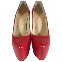 Christian Louboutin Daffodil Red Leather Pump