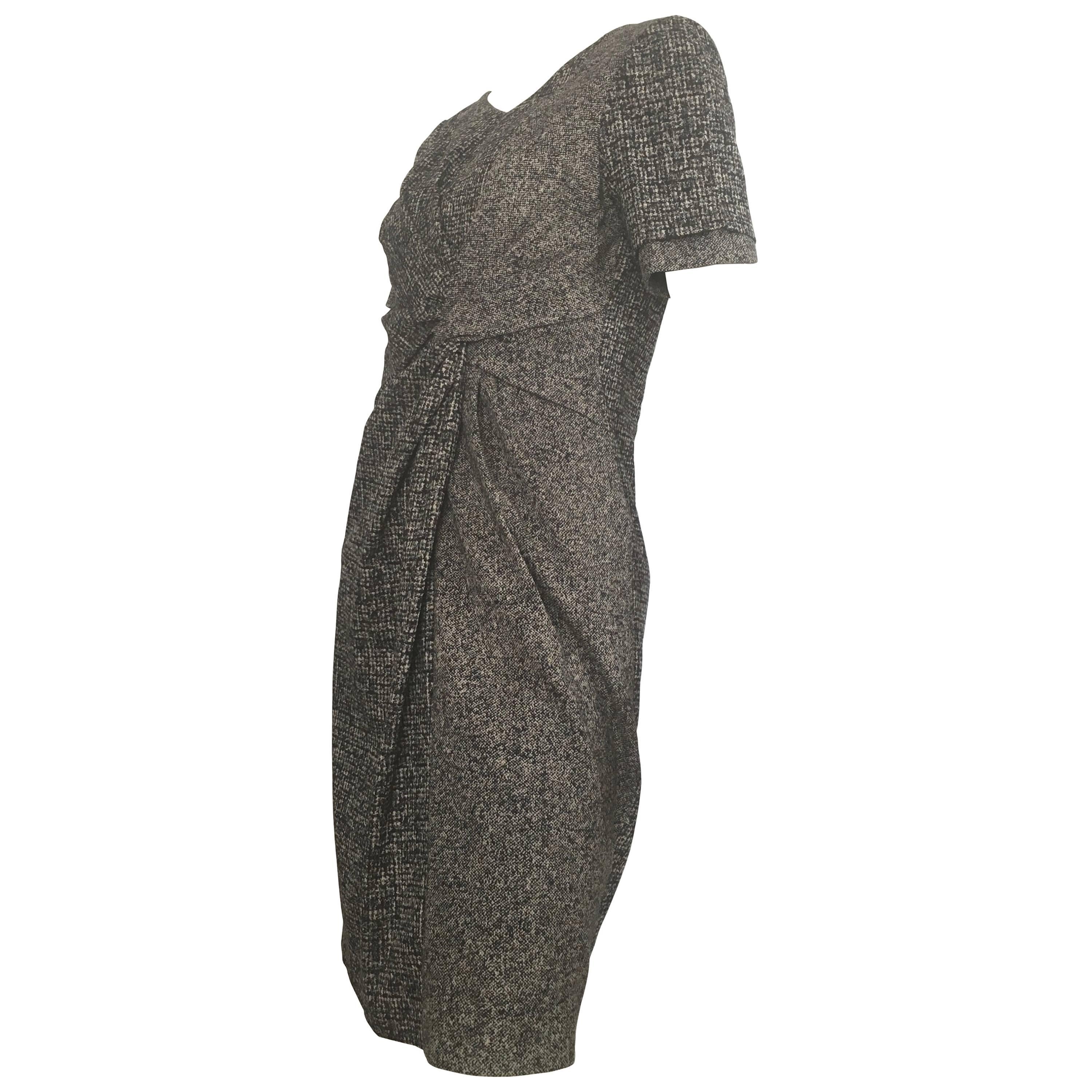 Paule Ka Cotton Black & Grey Casual Dress Size 10 / 12. For Sale