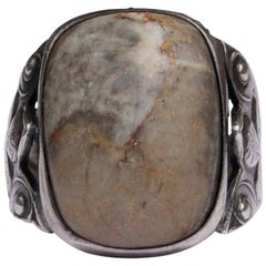 Vintage Herren Schenley Silber Blarney Stone Ring