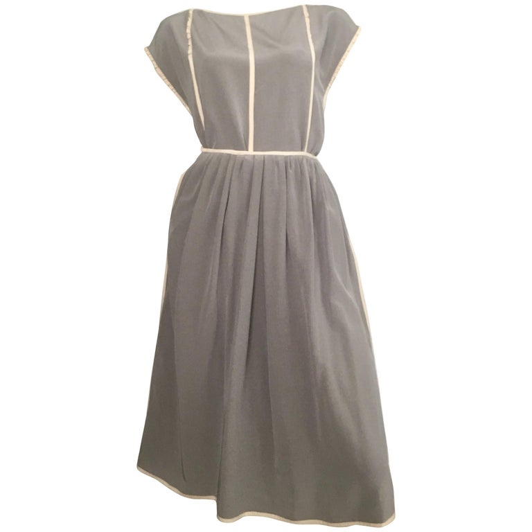 Geoffrey Beene for Neiman Marcus 1970s Silk Blouse and Skirt with