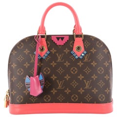 Louis Vuitton Alma Handbag Limited Edition Totem Monogram Canvas PM