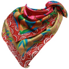 HERMES La Marche du Zambeze Silk Scarf