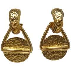 Vintage Signed Guy Laroche Paris Earrings
