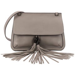 Gucci Bamboo Daily Flap Bag Leather