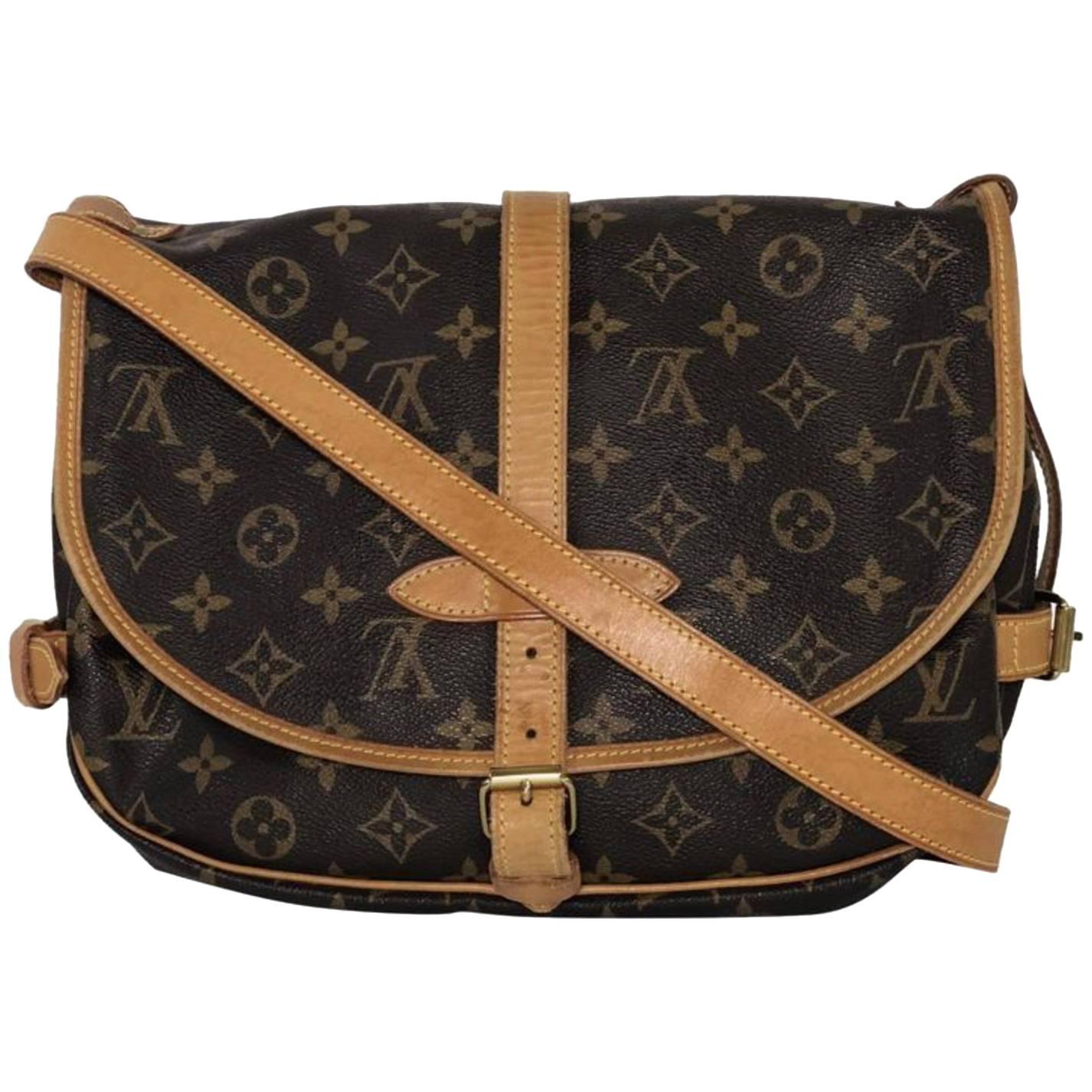 Louis Vuitton Monogram Saumur 30 Crossbody Handbag