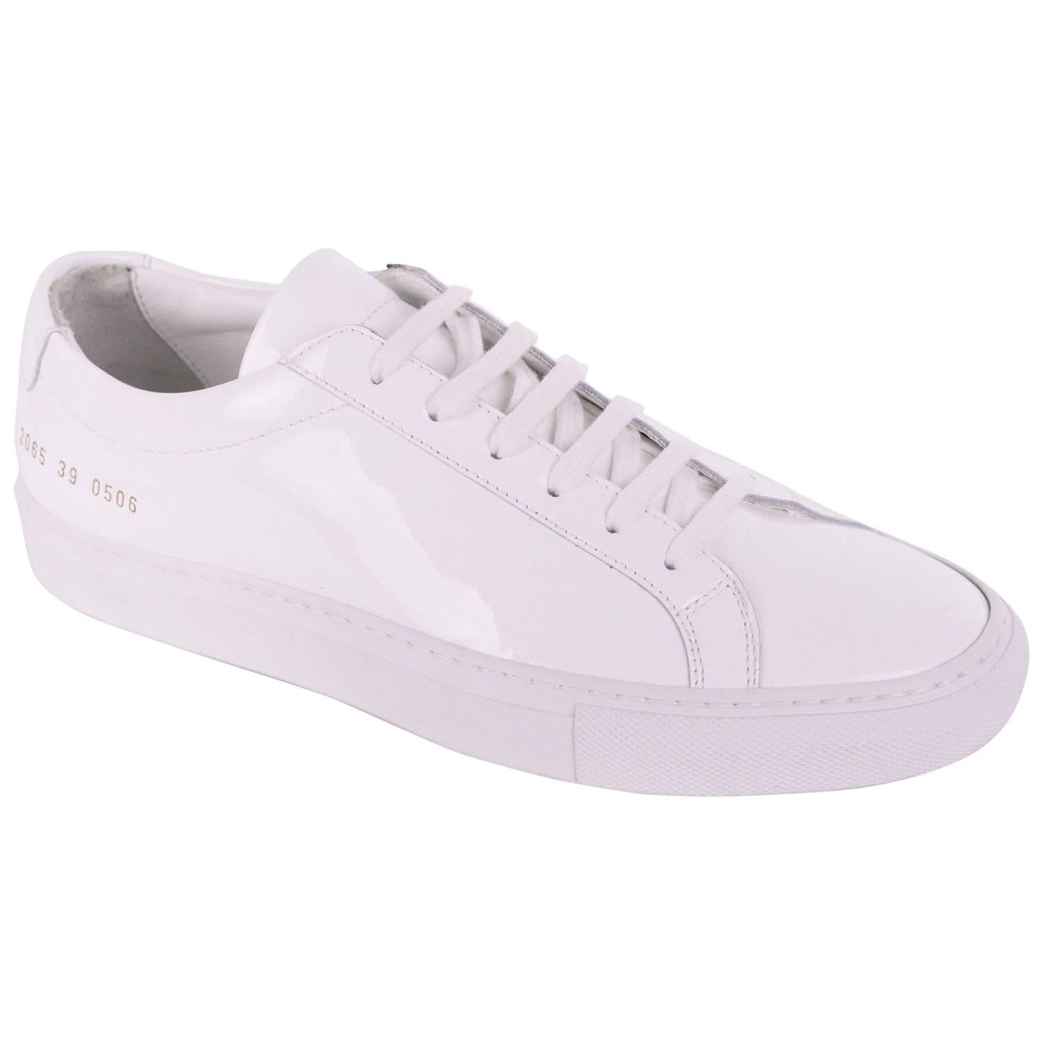 Common Projects Women's White Original Achilles Low Top Sneakers For Sale