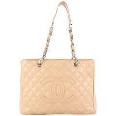 Chanel Grand Shopping Tote Quilted Cavia