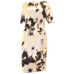 Lela Rose Ikat Print Dress