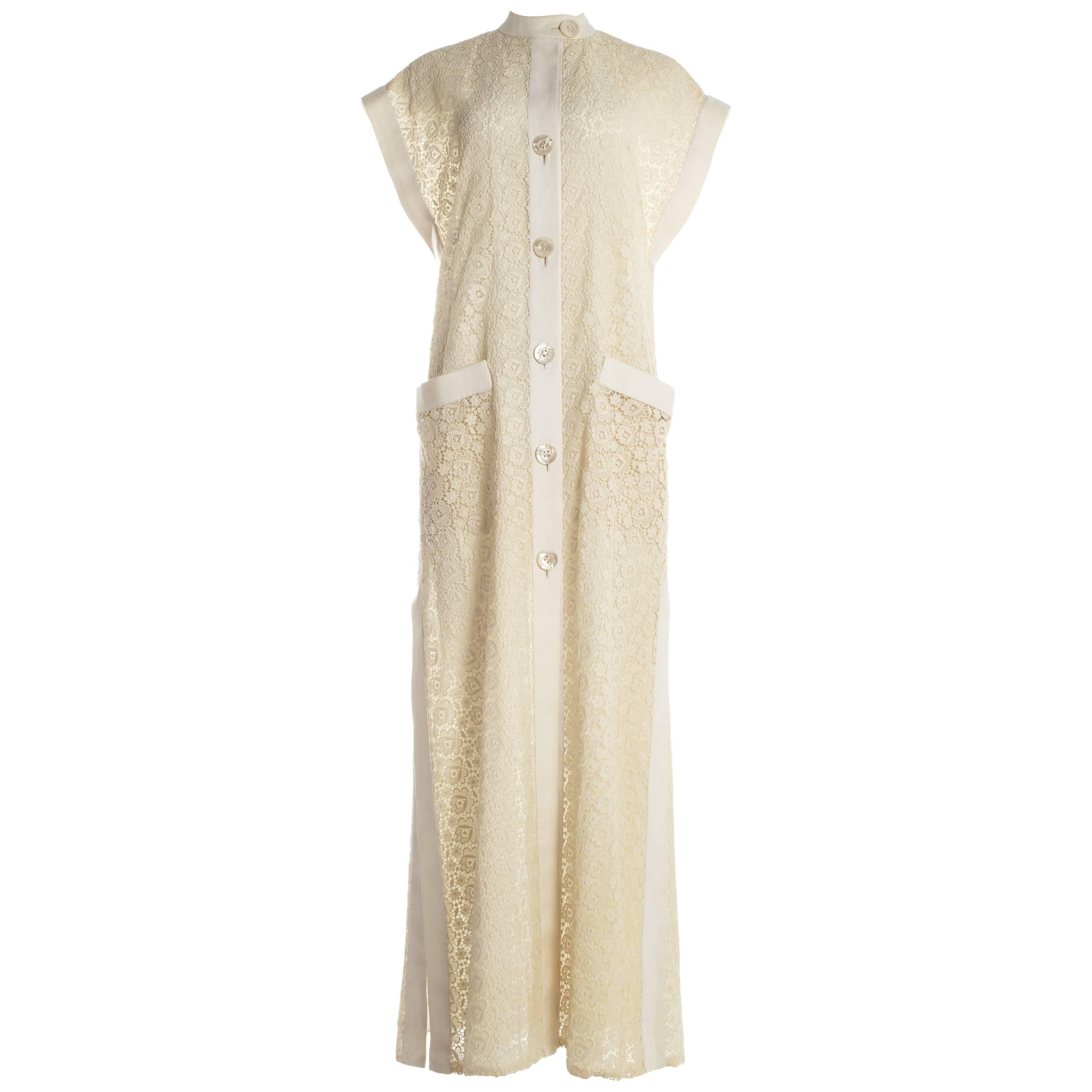1920's Lace and Tulle Panel Dress For Sale at 1stDibs | 1920s tulle dress