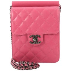 Chanel Crossing Times Flap Bag Quilted Lambskin Mini