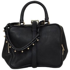 Alexander Wang Black Leather Anita Satchel Bag