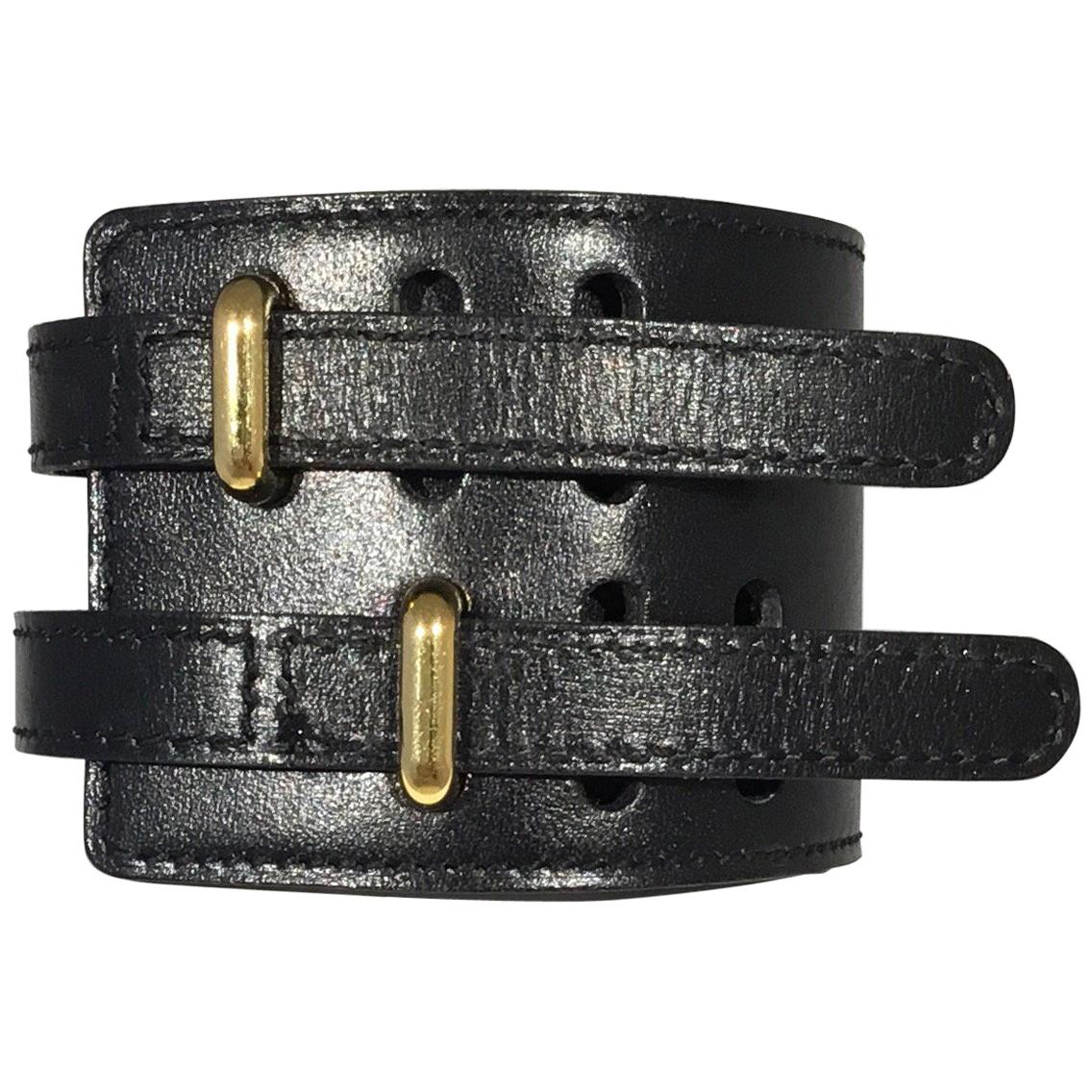 Hermes 2003 Lise Leather Bracelet