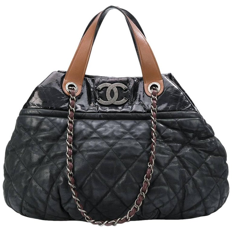 Chanel Black Coco Cocoon Tote Bag at 1stDibs
