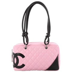 Chanel Cambon Bowler Bag Quilted Leather Medium