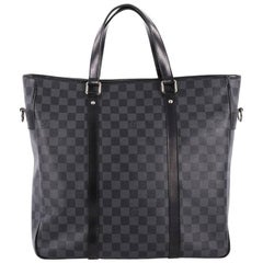 Louis Vuitton Tadao Handbag Damier Graphite MM at 1stDibs