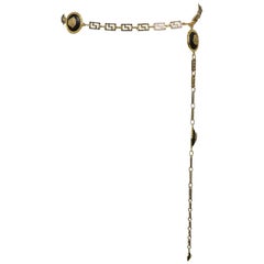Vintage Gianni Versace Leather & Medusa Chain Belt