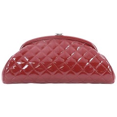 Chanel Timeless Clutch Quilted Patent 