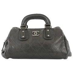 Chanel Outdoor Quilted Caviar Small Ligne Doctor Bag 