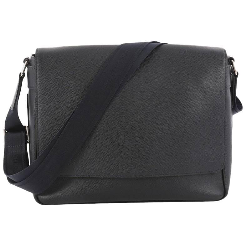 Louis Vuitton Taiga Leather MM Roman Handbag 