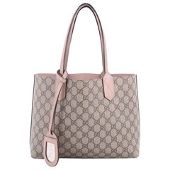 Gucci GG Print Leather Small Reversible Tote Bag