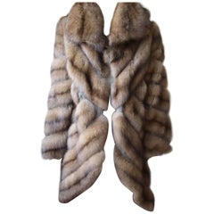 Dennis Basso Sable Fur Coat 