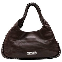 CHANEL Bag in brown Smooth Lamb Leather