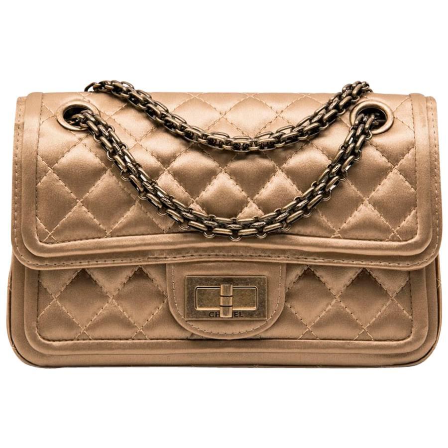 Chanel Golden Duchess Satin "Paris Shanghai" Double Flap Bag 