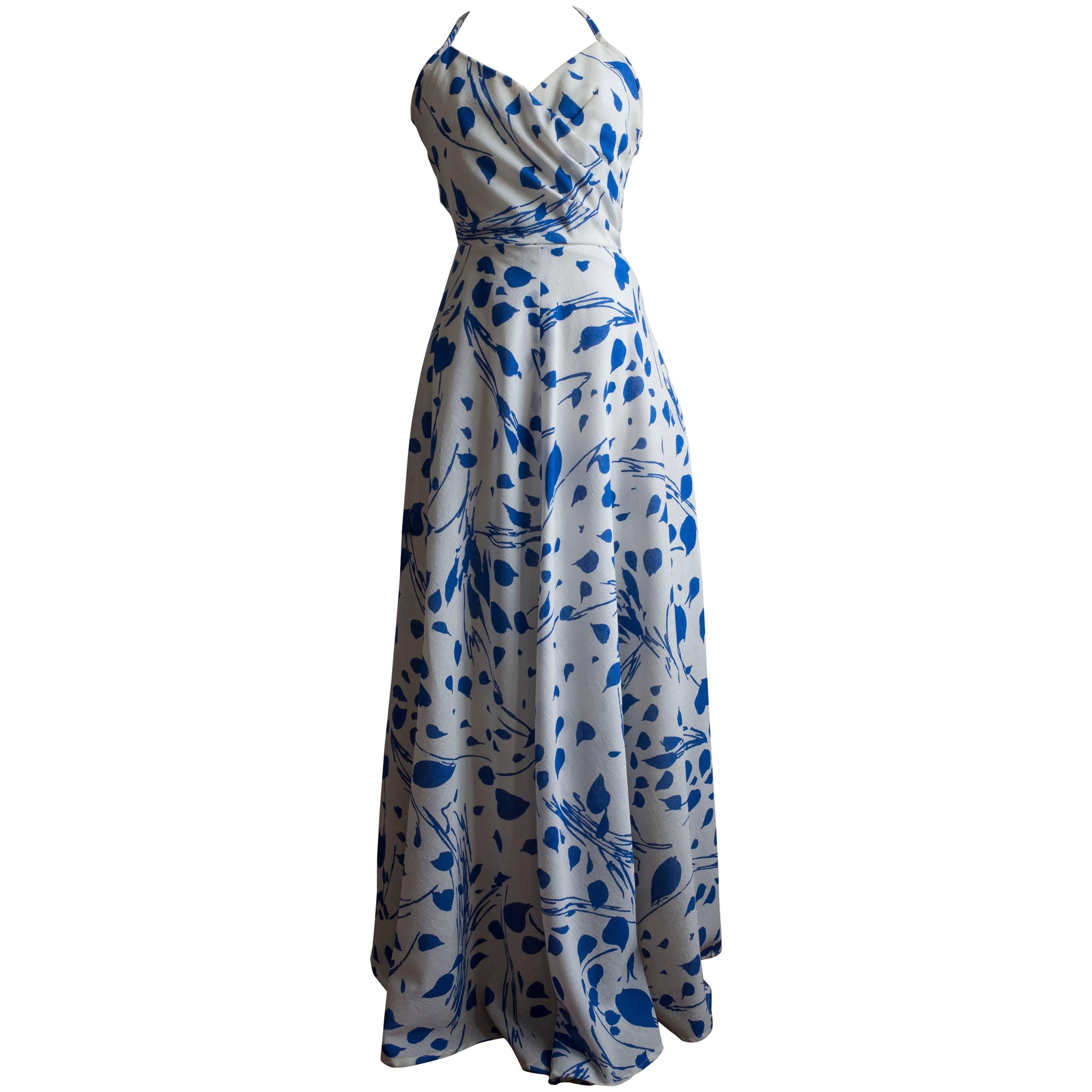 1960s Halter Dress by Jean Allen For Sale