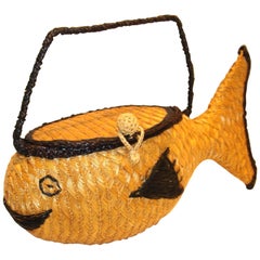 Rosenfeld Figural Purse Fish Italy, 1960s 