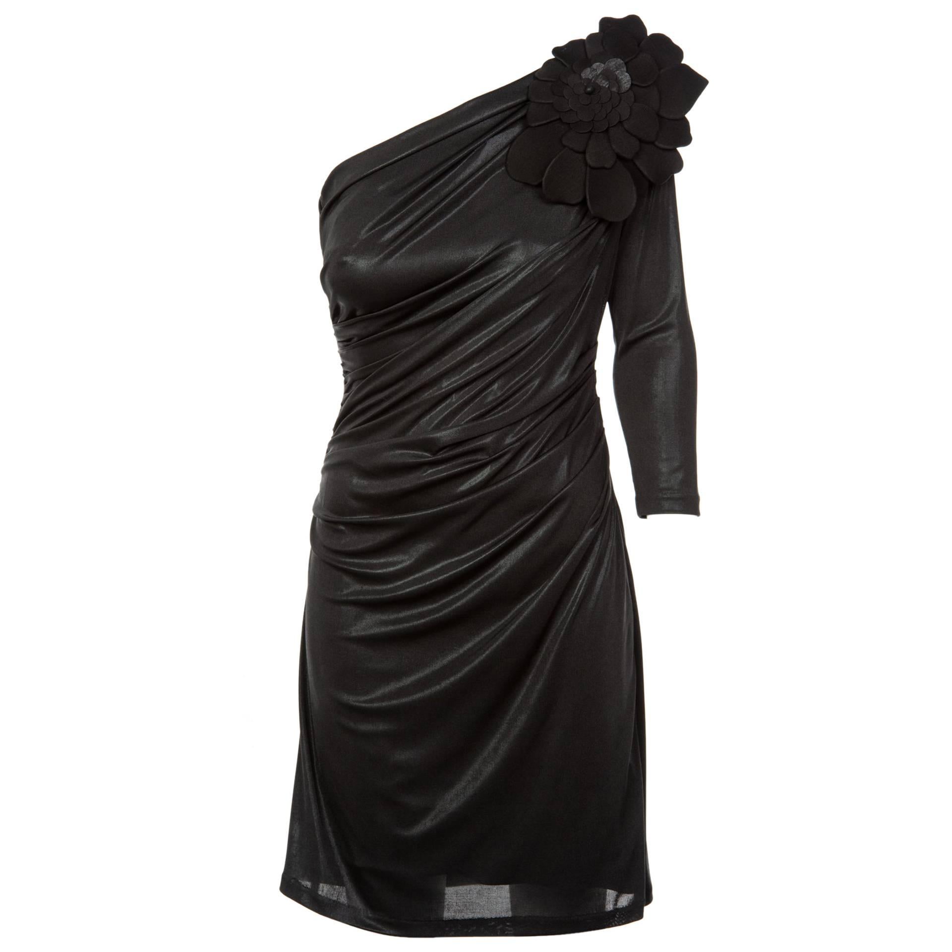 Collette Dinnigan Runway Liquid Jersey Black Dress, A / W 2008