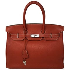 Hermes Sanguine Birkin 35 Togo