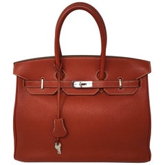 Hermes Sanguine Birkin 35 Togo