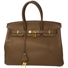 Hermes Birkin 35 Alezan Togo