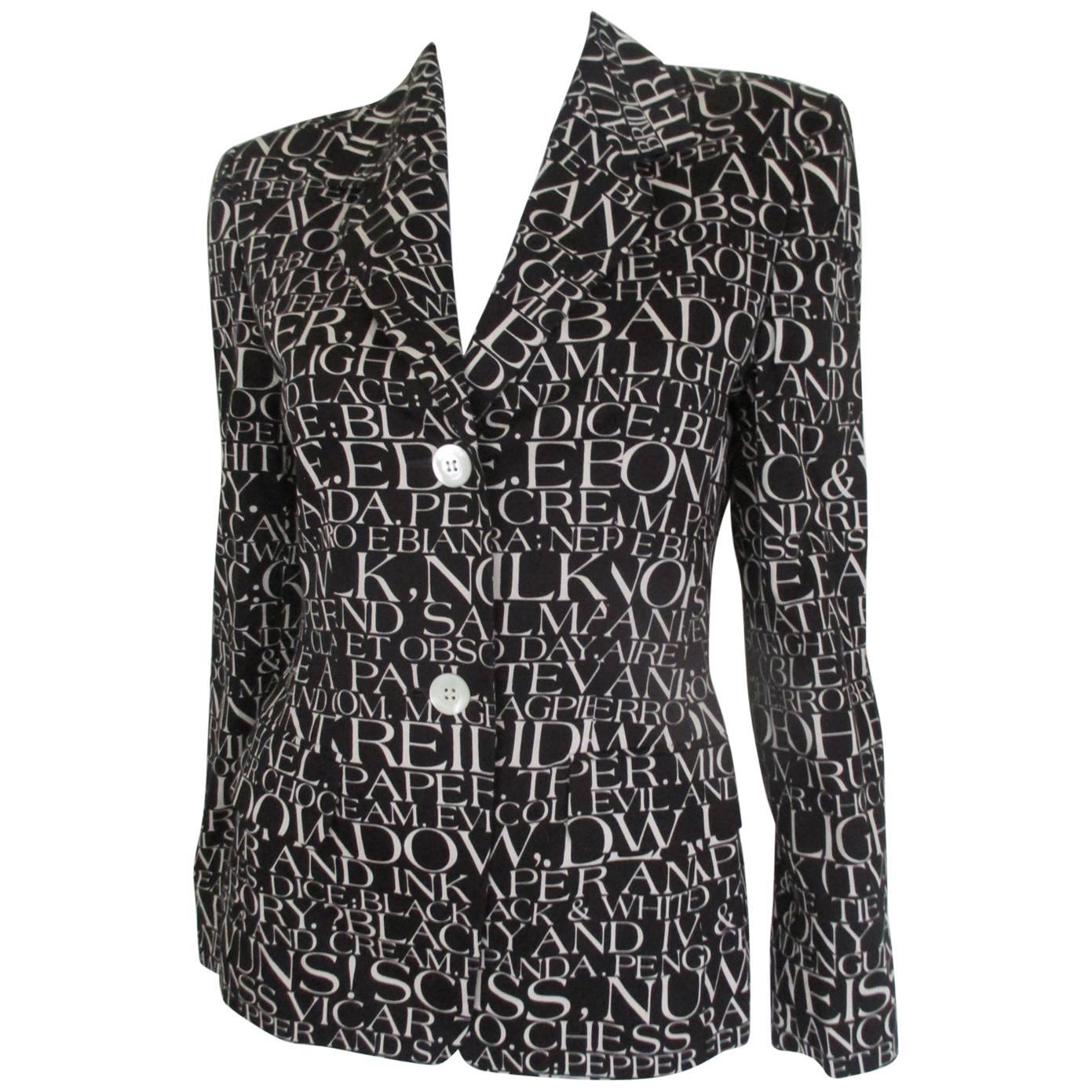 laurel black and white jacket  For Sale