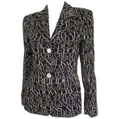 Vintage laurel black and white jacket 