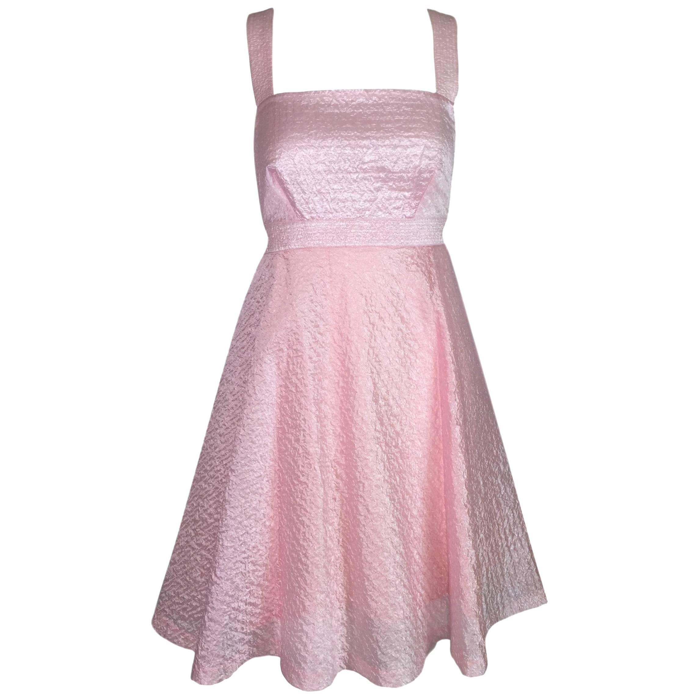 Versus Gianni Versace Bubblegum Pink Barbie A-Line Mini Dress, 1992 