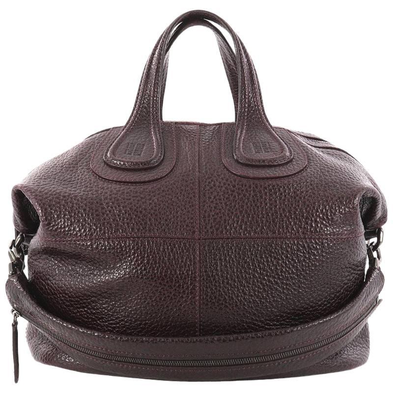 Givenchy Nightingale Satchel Glazed Leather Medium