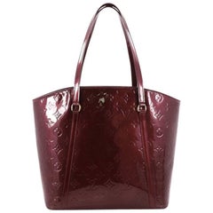 Used Louis Vuitton Avalon Handbag Monogram Vernis GM