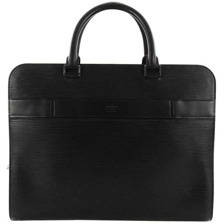 Louis Vuitton Bassano Handbag Epi Leather GM