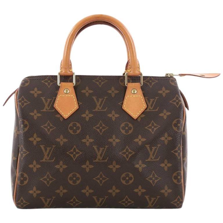 Louis Vuitton Speedy Handbag Monogram Canvas 25