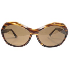 Nuevas Gafas de sol Vintage Raras Pierre Marly Nicky Oversized Avantgarde 1960