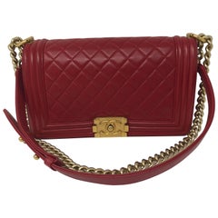 Chanel Le Boy Red Bag