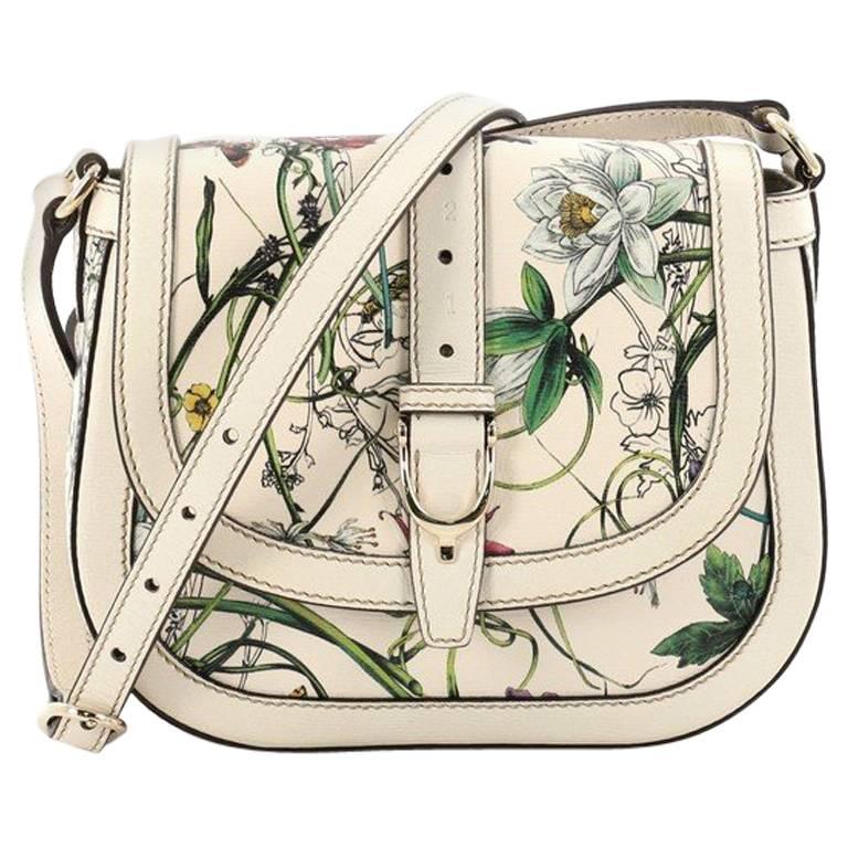 Gucci Nice Shoulder Bag Floral Printed Leather Small at 1stDibs nice