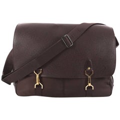 Louis Vuitton Dersou Bag Taiga Leather and Canvas