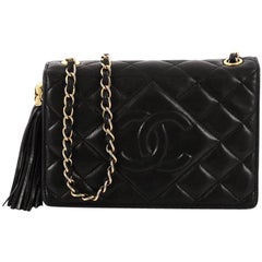 Chanel Vintage Diamond CC Flap Bag Quilted Lambskin Mini