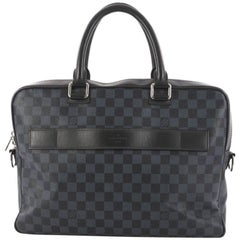Louis Vuitton Porte-Documents Damier Cobalt Business Bag